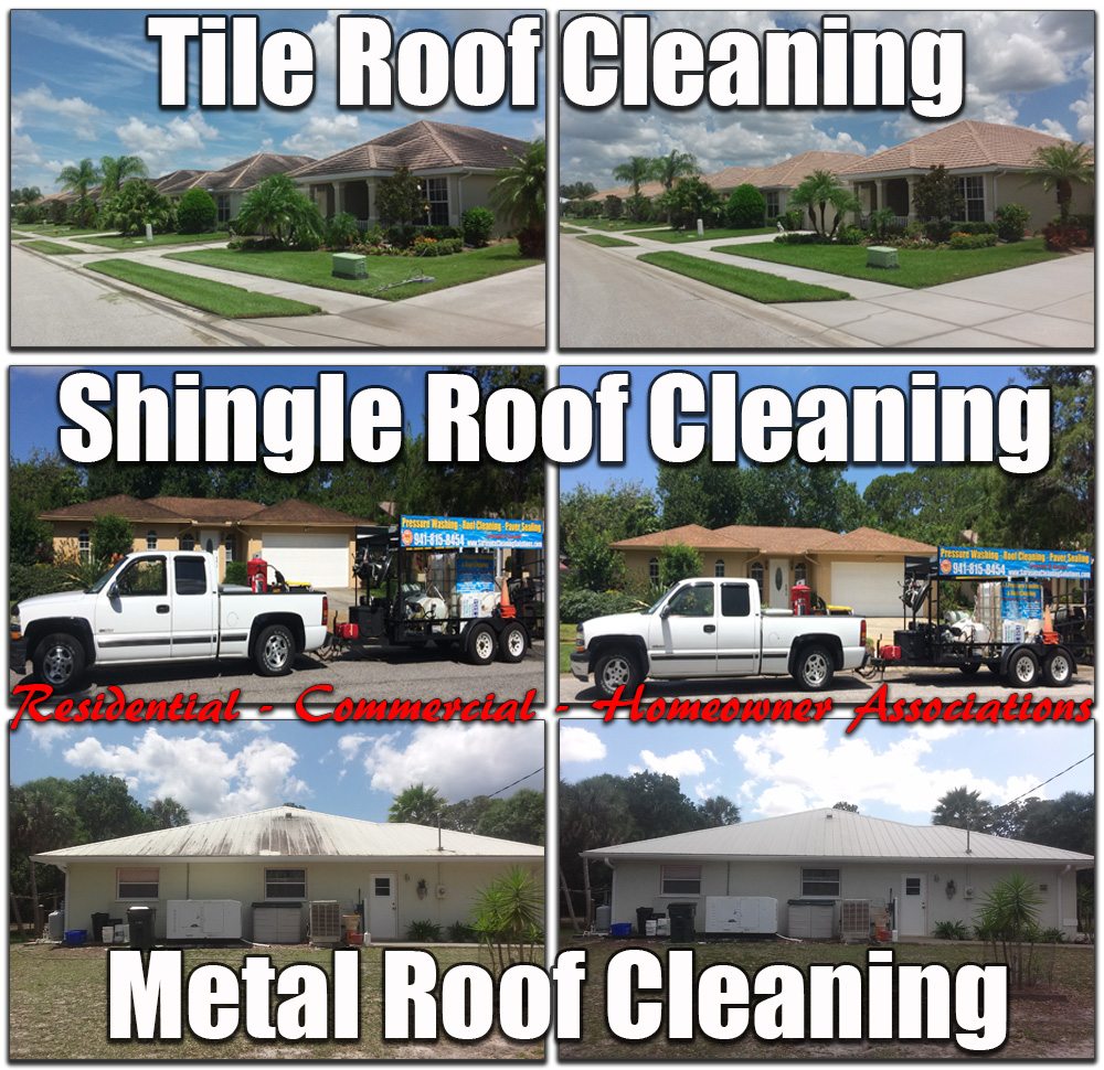 A-1 Pressure Washing & Roof Cleaning, Hi - Low - No Pressure Cleaning Systems, Serving Sarasota, Charlotte, Manatee, and Lee Counties since  1996 - FREE ESTIMATES 941-815-8454